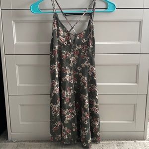 AE Green Floral Dress